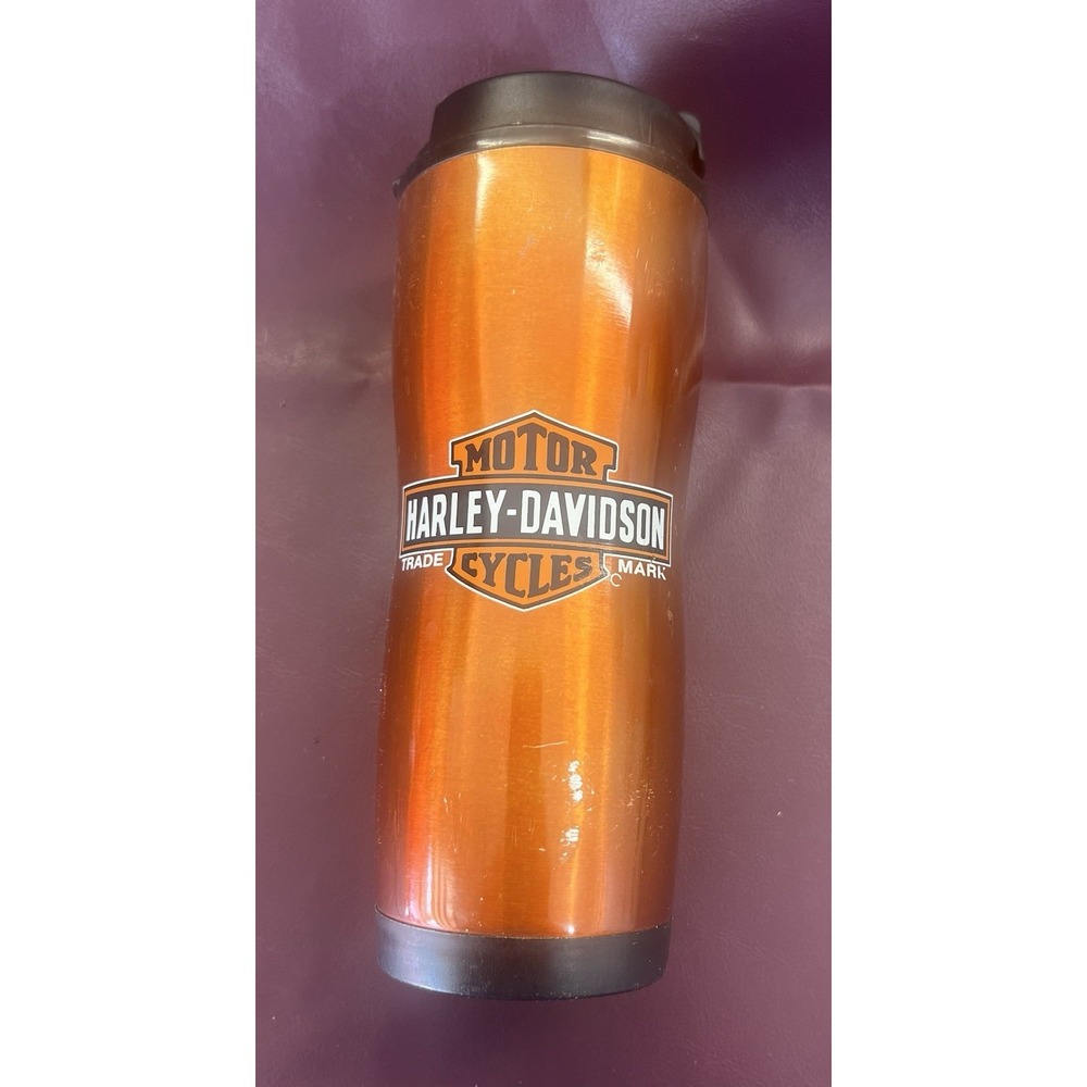 Harley Davidson Logo 16 oz Tumbler – Insulated Tumbler copper color